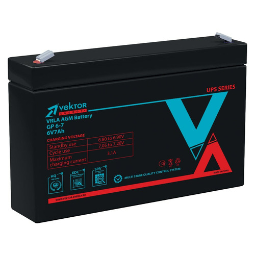 Аккумулятор Vektor Energy GP 6-7