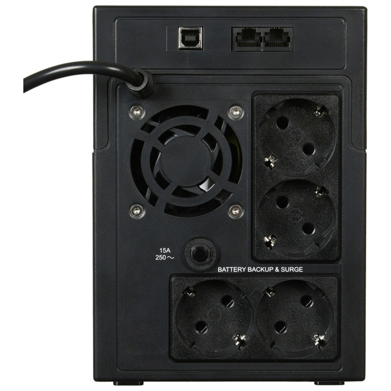 ИБП Ippon Back Basic 1500 Euro 900 Вт 1500 ВА Черный