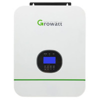 Гибридный солнечный инвертор Growatt SPF3000TL HVM-24V 50A MPPT Гибридный солнечный инвертор Growatt SPF3000TL HVM-24V 50A MPPT